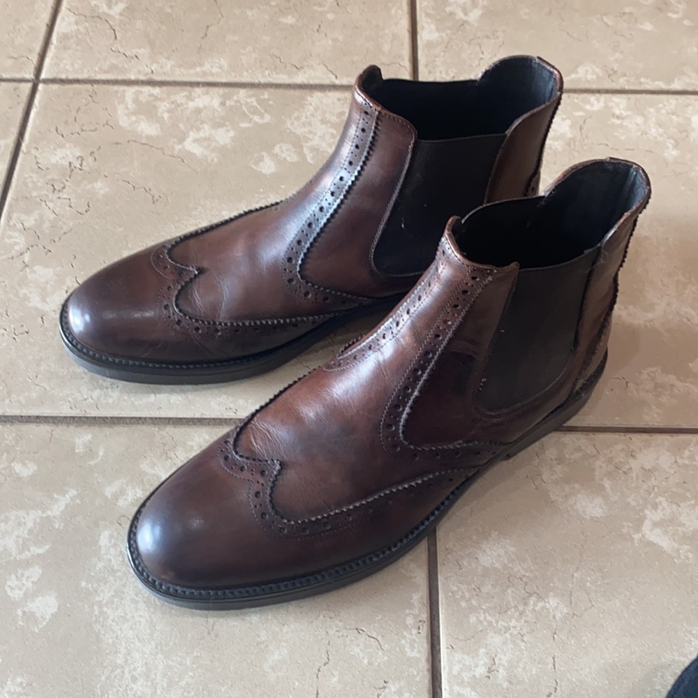 LIU•JO Antik Look Chelsea Leather boots brown 45 12